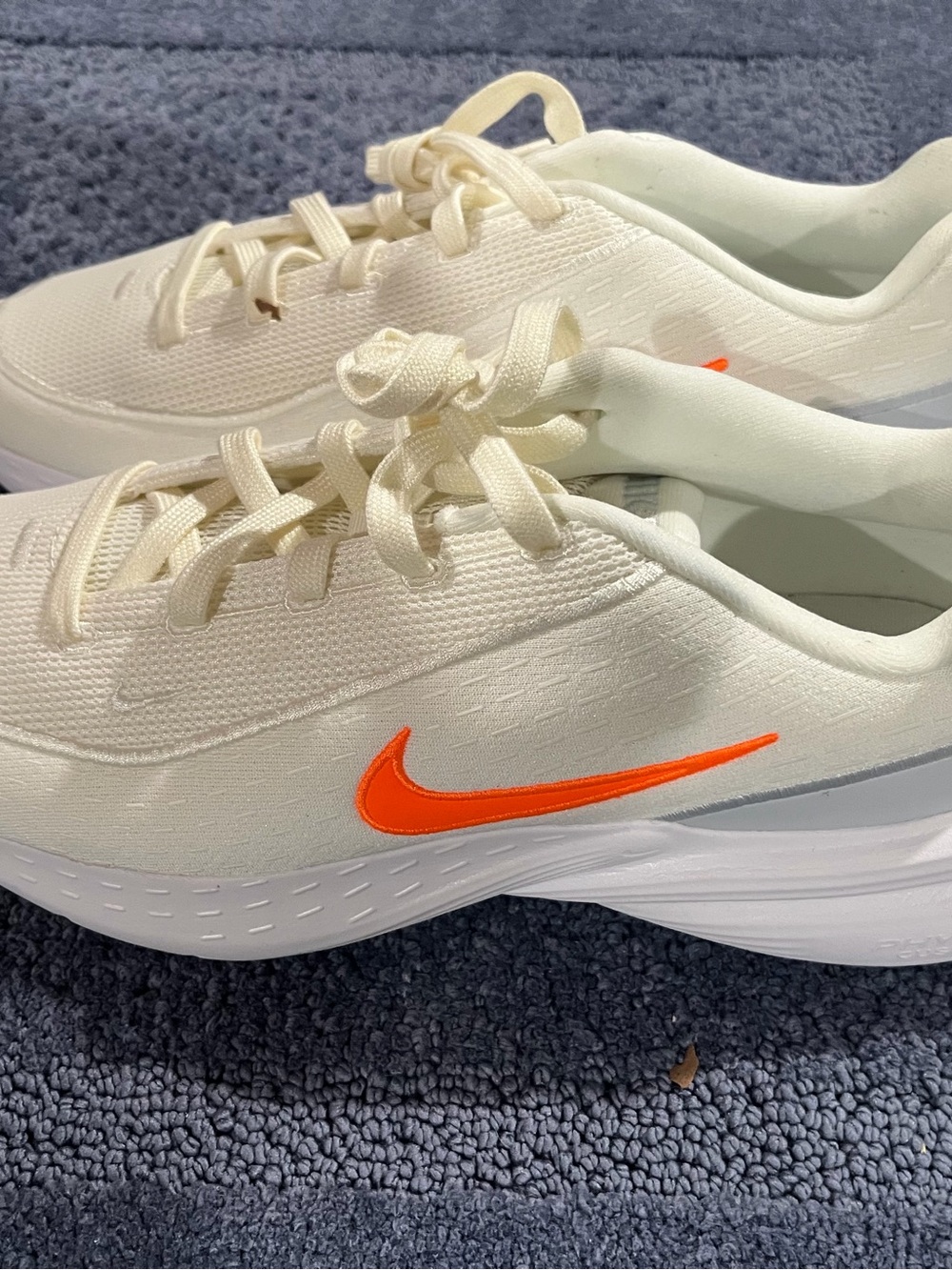Nike Women’s Cream/Orange Athletic Running Sneakers